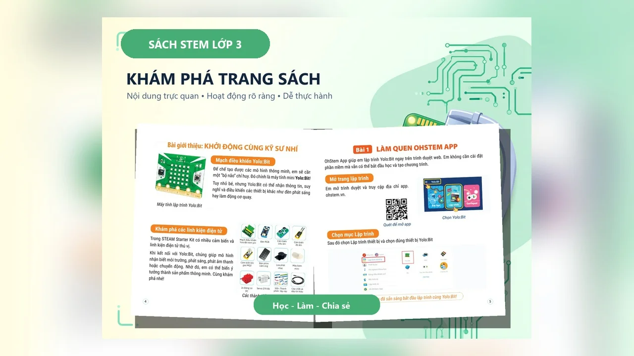 Sách STEM Lớp 3 - Học STEAM Cùng Robot — ảnh 3