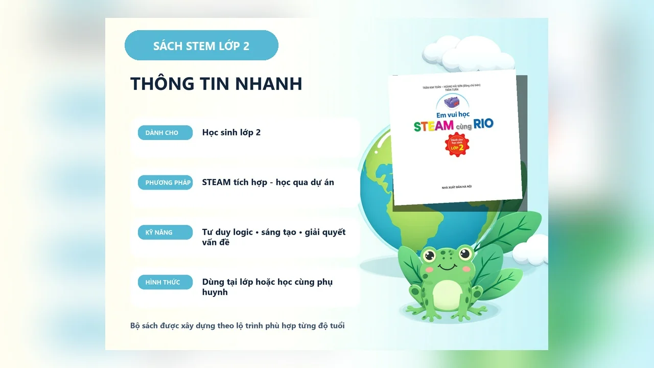 Sách STEM Lớp 2 - Em Vui Học STEAM Cùng RIO — ảnh 5