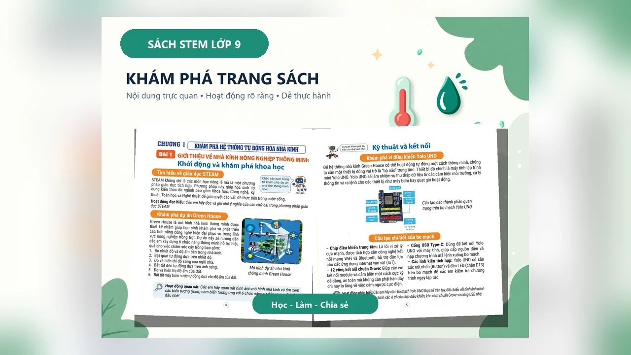 Sách STEM Lớp 9 - Học STEAM Cùng Robot — ảnh 3