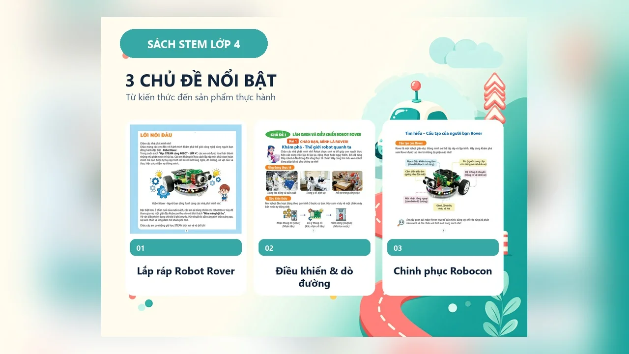 Sách STEM Lớp 4 - Học STEAM Cùng Robot — ảnh 2