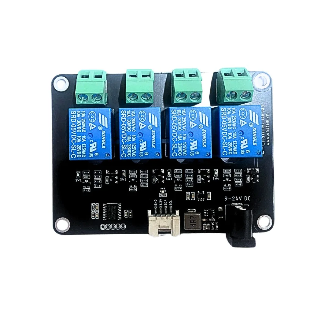 Relay 4 kênh I2C – Kèm dây tín hiệu — ảnh 2