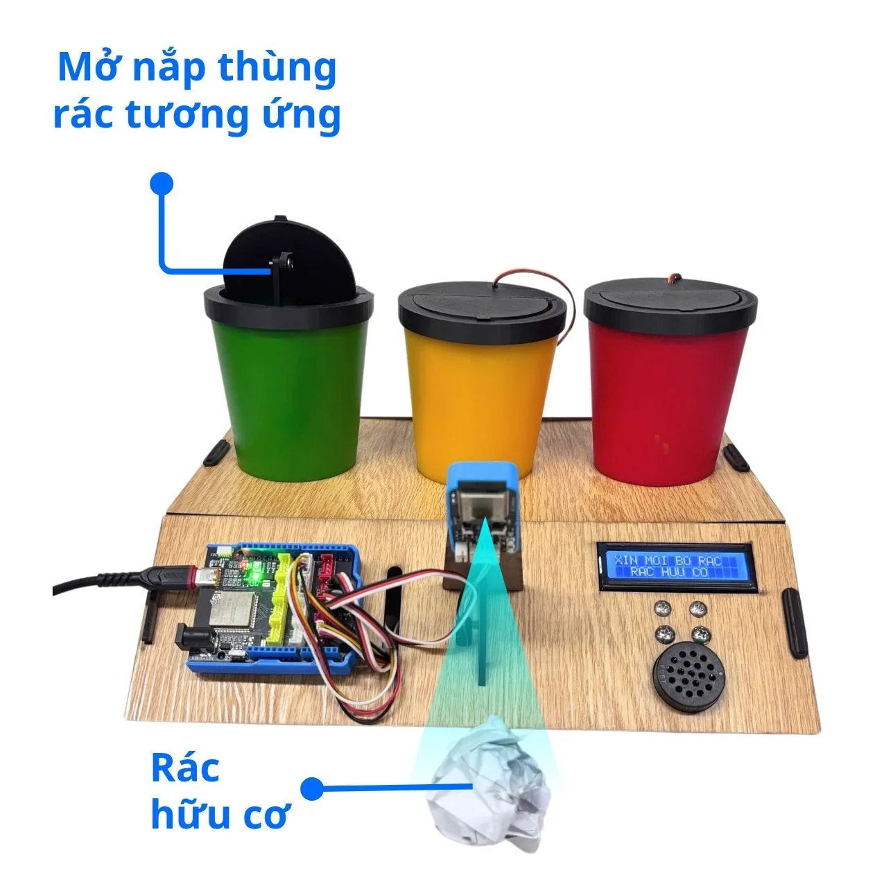 Bộ kit STEM chủ đề Thùng rác AI — ảnh 2