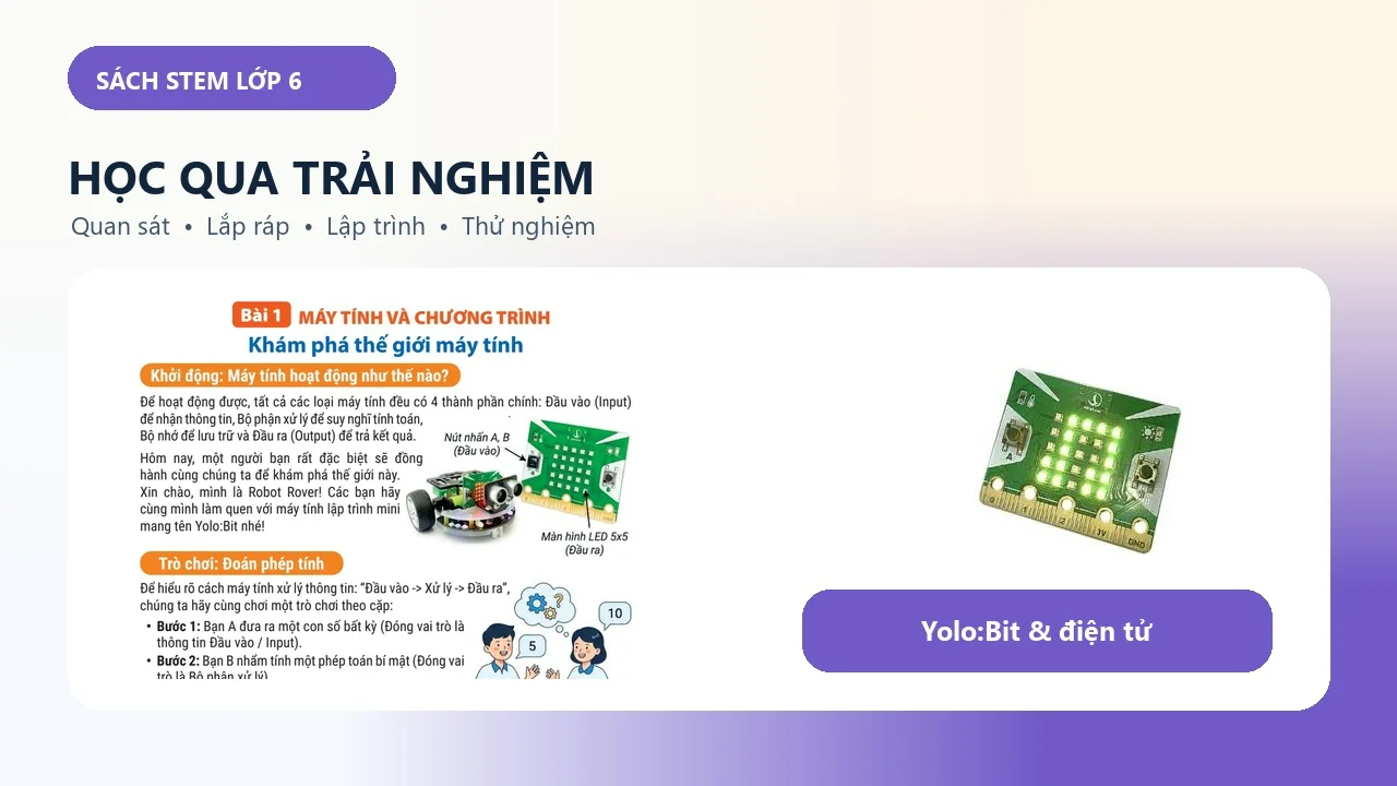Sách STEM Lớp 6 - Học STEAM Cùng Robot — ảnh 4