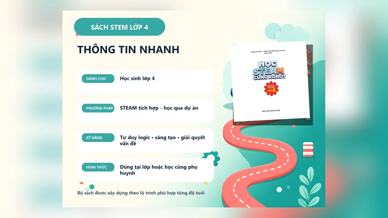 Sách STEM Lớp 4 - Học STEAM Cùng Robot — ảnh 5